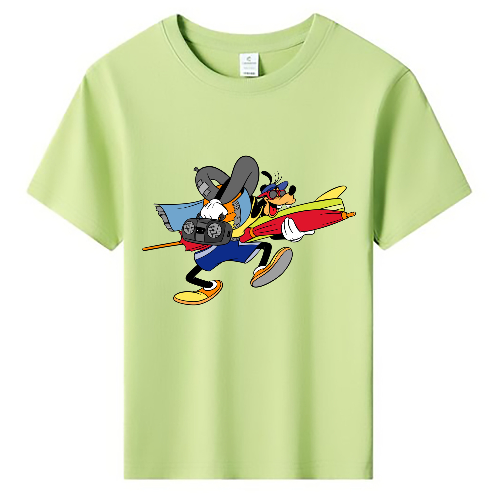 ミッキーマウス Mickey Mouse 綿100％キッズTシャツ（フロントプリント）